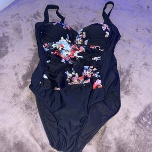 Black and pink women’s one piece